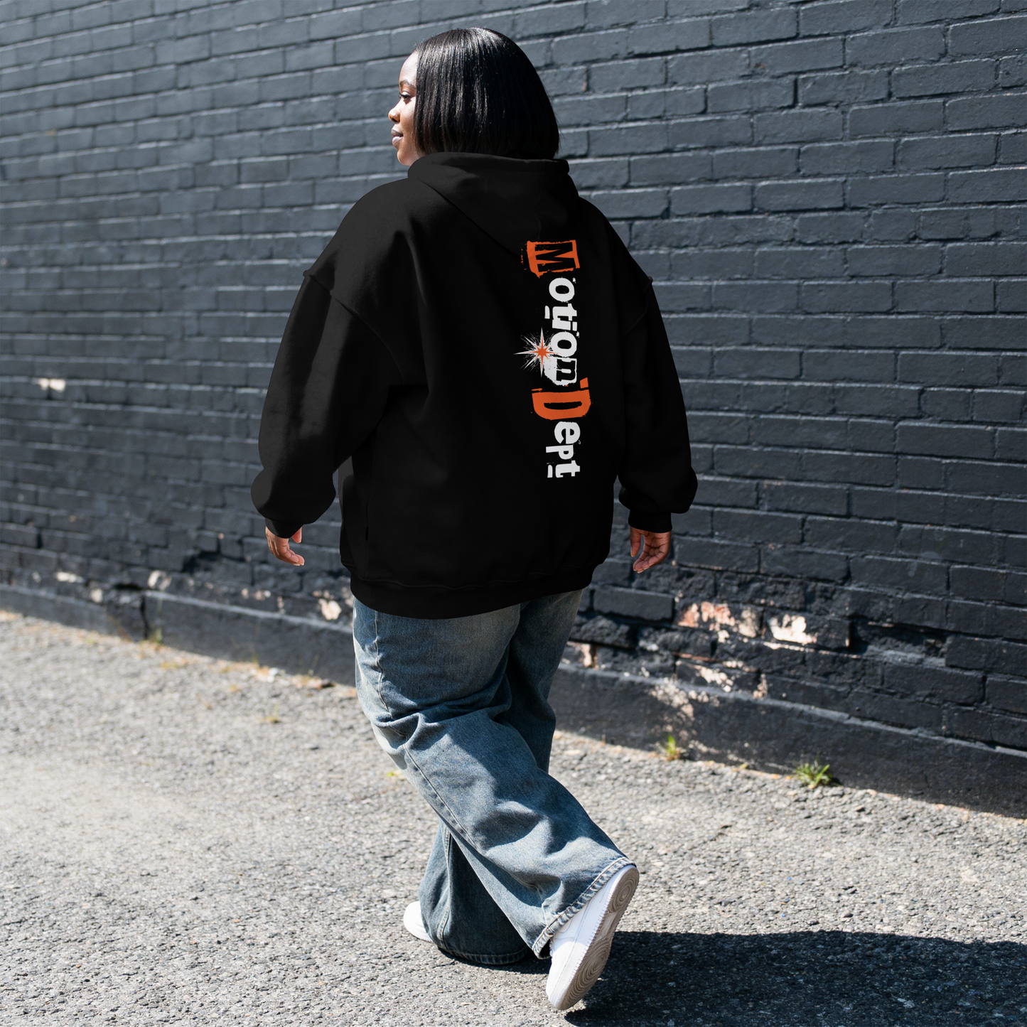 Oversized Hoodie - With Pocket Print