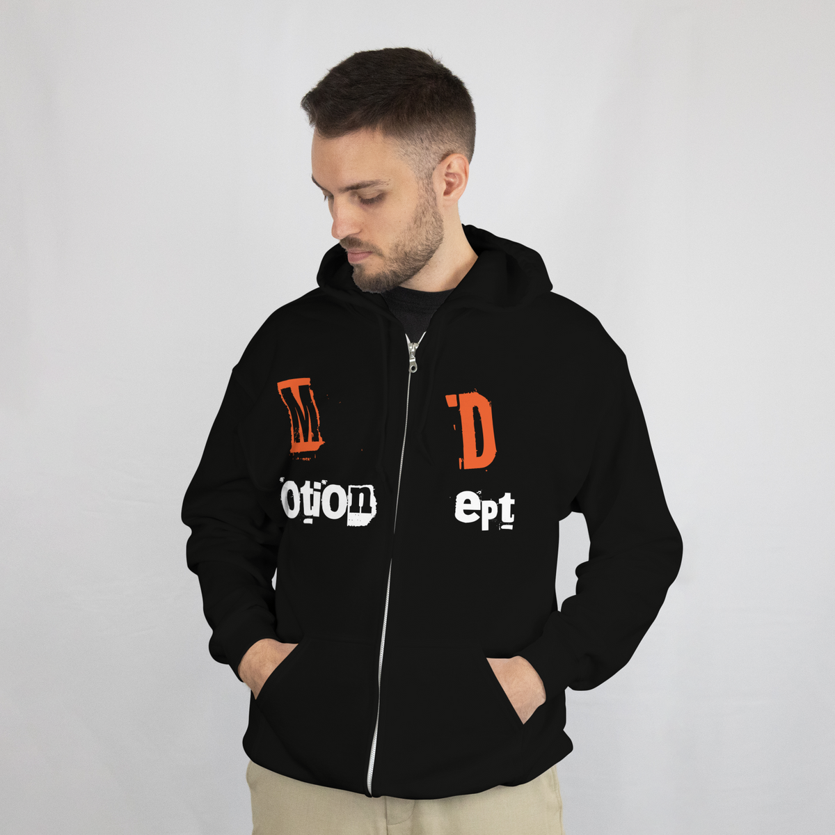 Parkour Zipper Hoodie LAUNCH ZIP Oversized