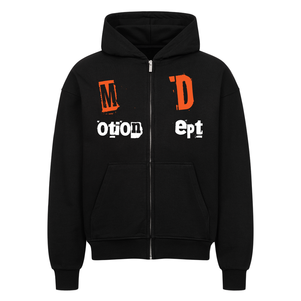 Parkour Zipper Hoodie LAUNCH ZIP Oversized