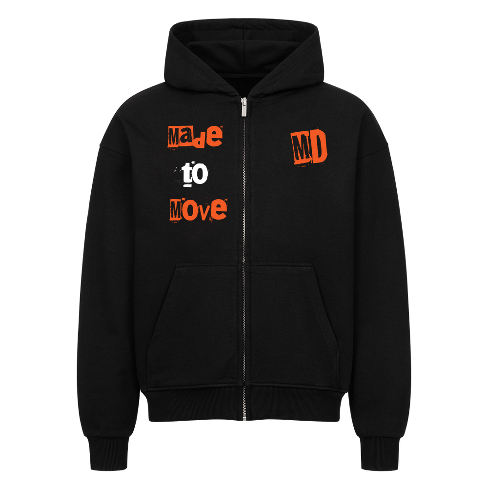 Parkour Zipper Hoodie DARK MOVE ZIP - Motion Dept