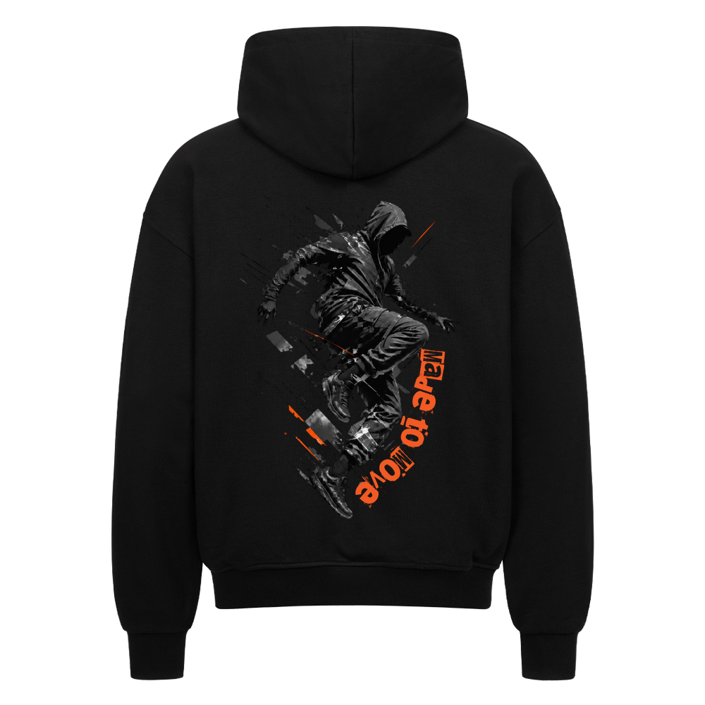 Parkour Zipper Hoodie DARK MOVE ZIP - Motion Dept