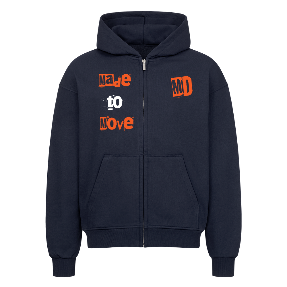 Parkour Zipper Hoodie DARK MOVE ZIP - Motion Dept