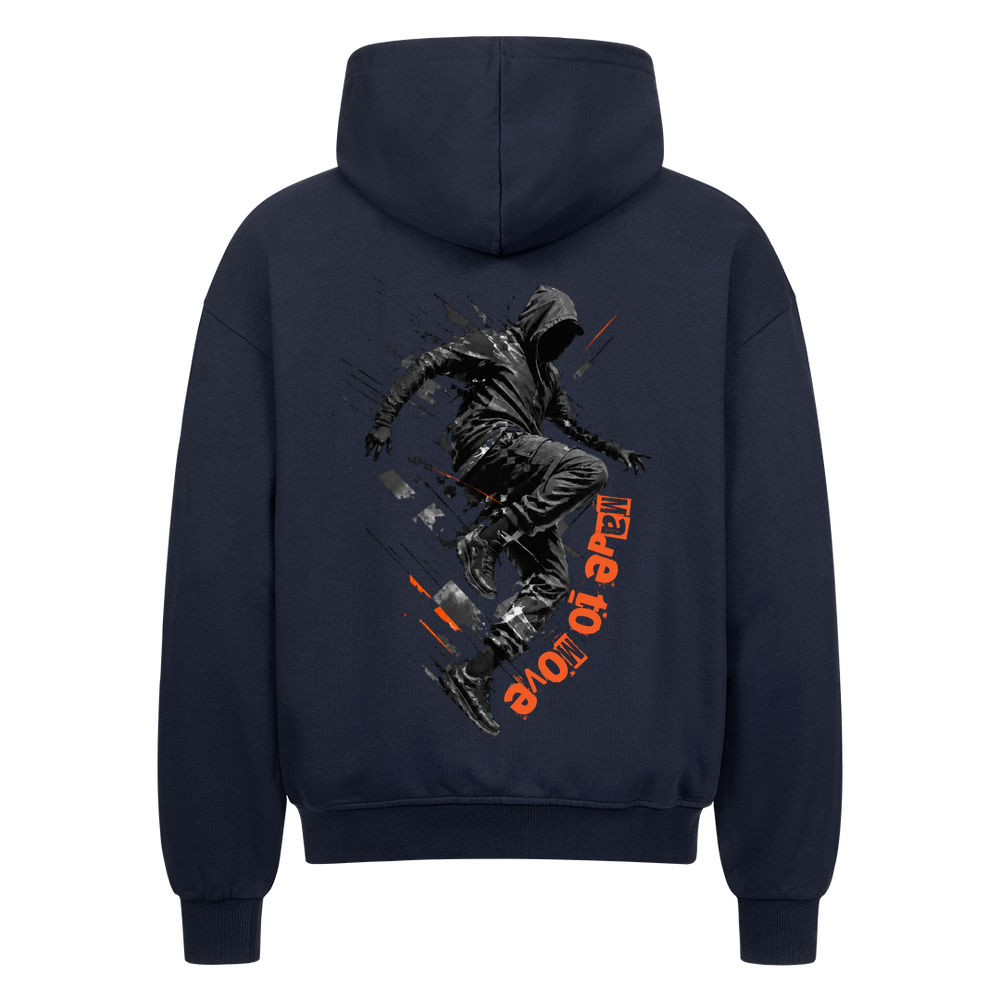 Parkour Zipper Hoodie DARK MOVE ZIP - Motion Dept