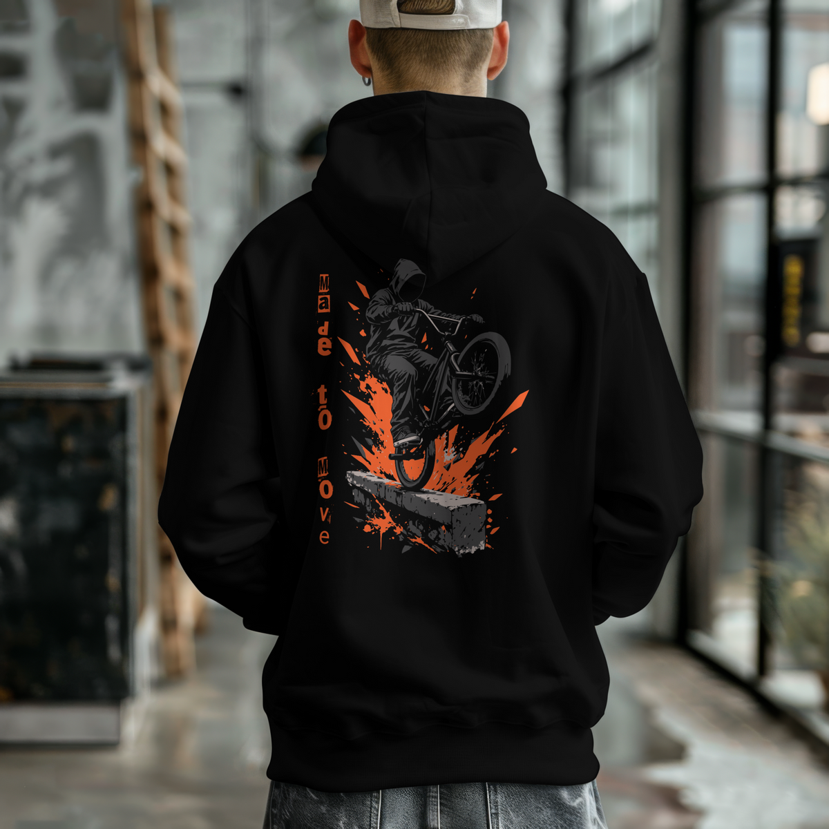 BMX Zipper Hoodie RIDE ZIP Oversized