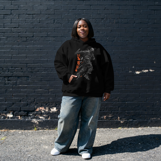 Oversized Hoodie - With Pocket Print