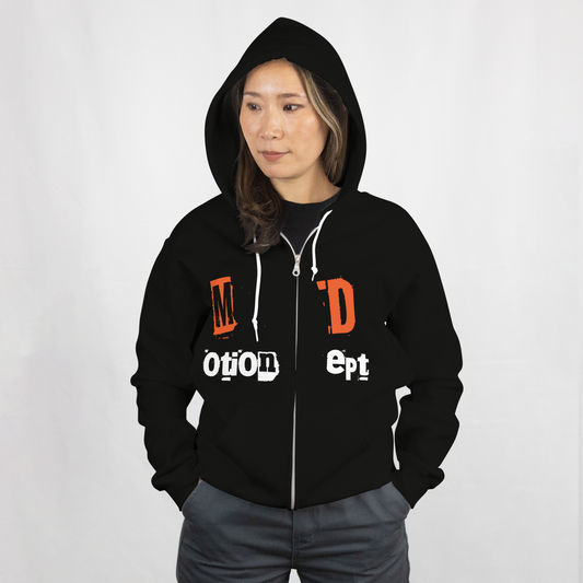 Parkour Zipper Hoodie LAUNCH ZIP Oversized