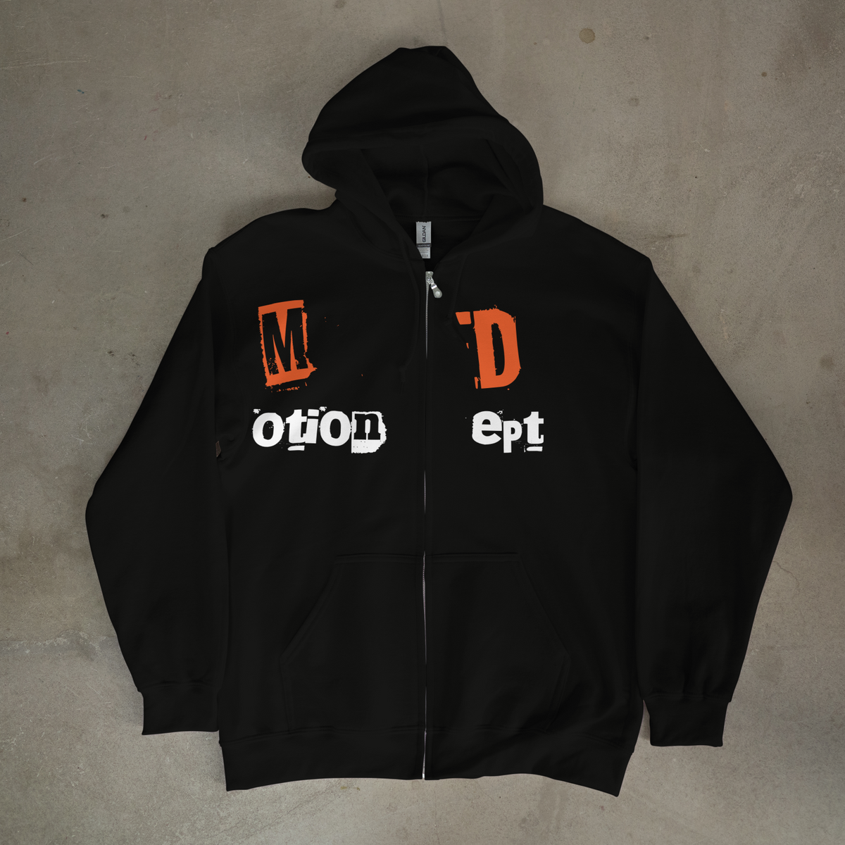 Parkour Zipper Hoodie LAUNCH ZIP Oversized