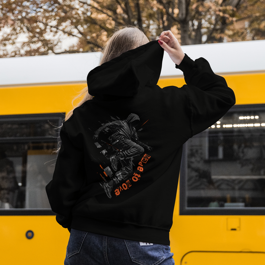 Parkour Zipper Hoodie DARK MOVE ZIP - Motion Dept