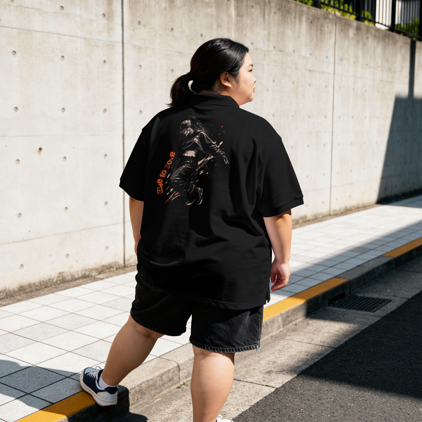  Oversized Anime T-Shirt Motion Dept Made to Move