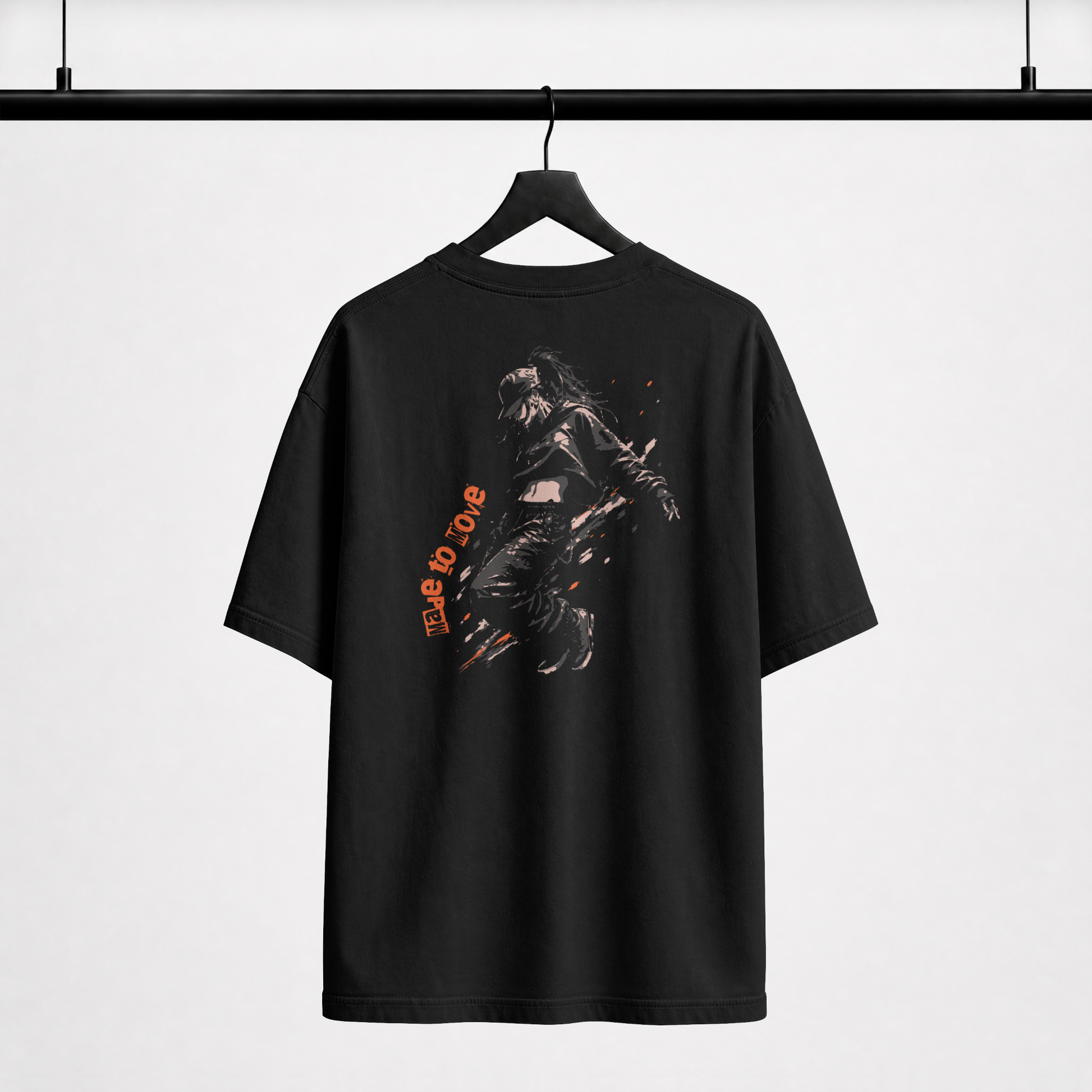 Oversized Anime T-Shirt Motion Dept Made to Move