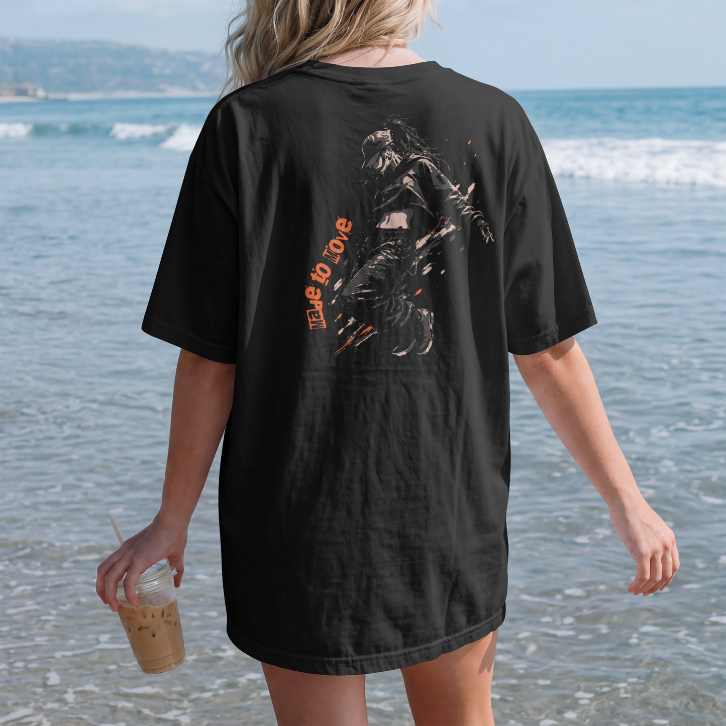 Oversized Anime T-Shirt Motion Dept Made to Move