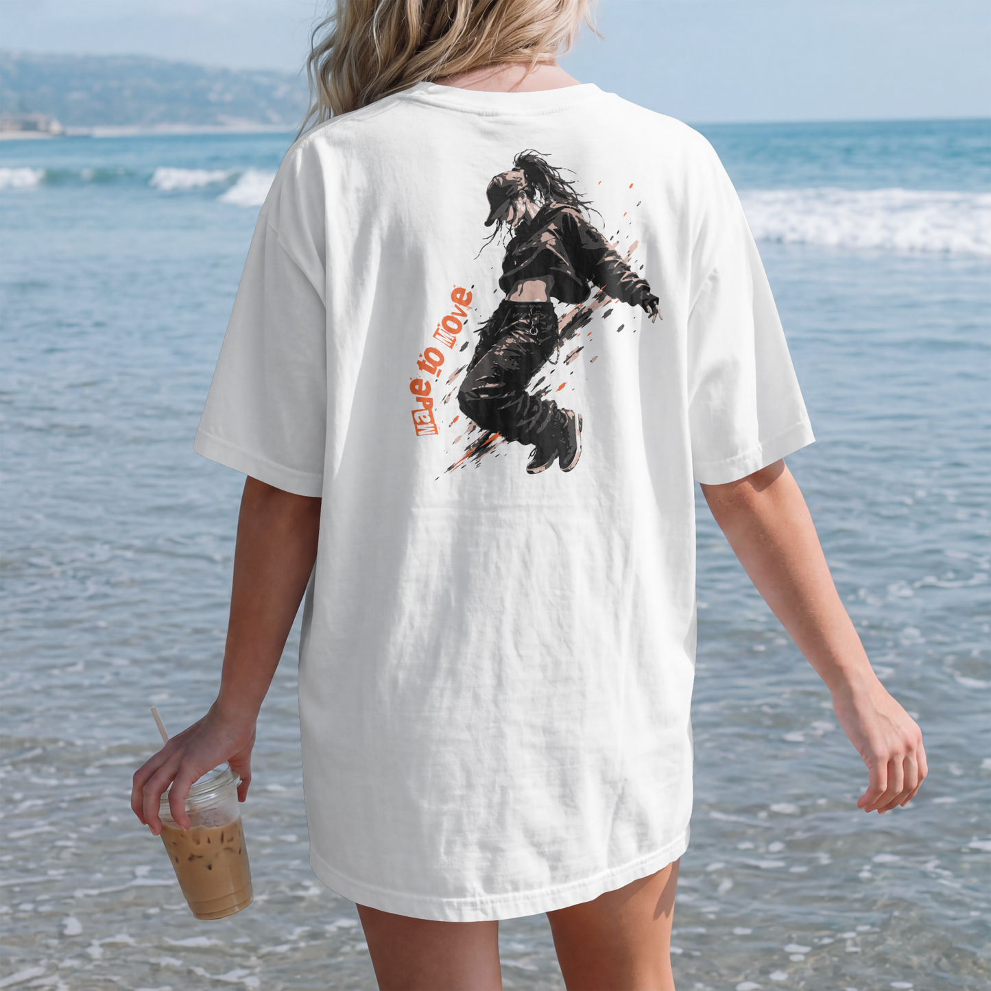Oversized Anime T-Shirt Motion Dept Made to Move