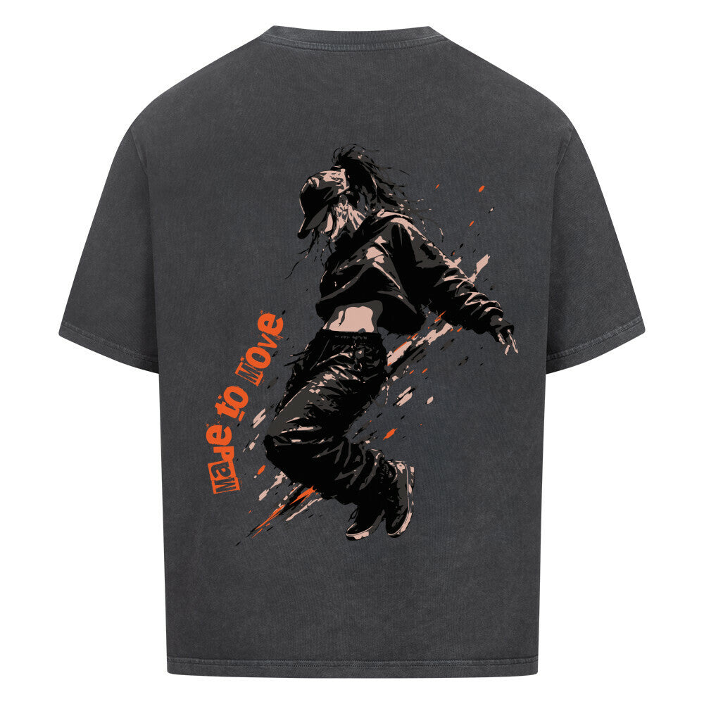 Motion Dept Made to Move Oversized Anime T-Shirt