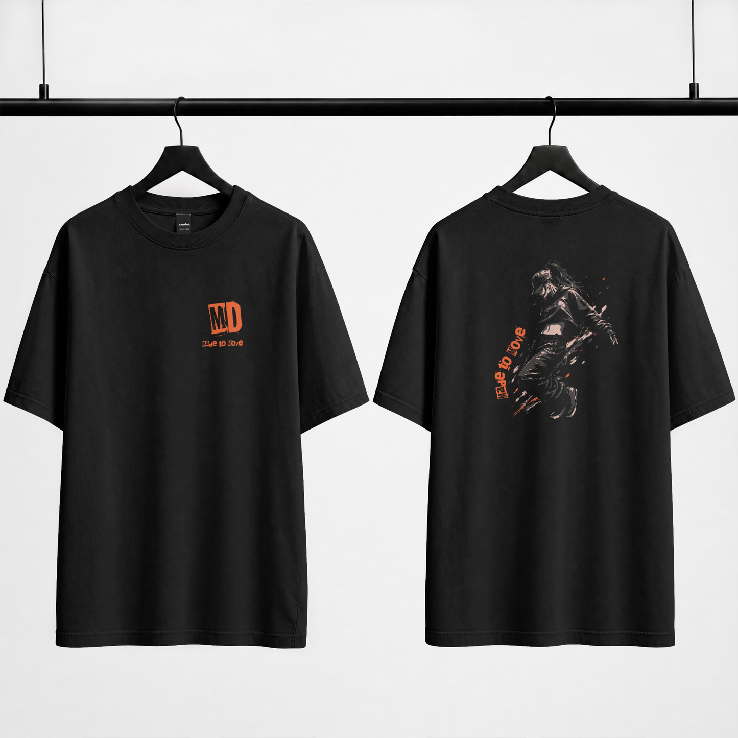 Oversized Anime T-Shirt Motion Dept Made to Move