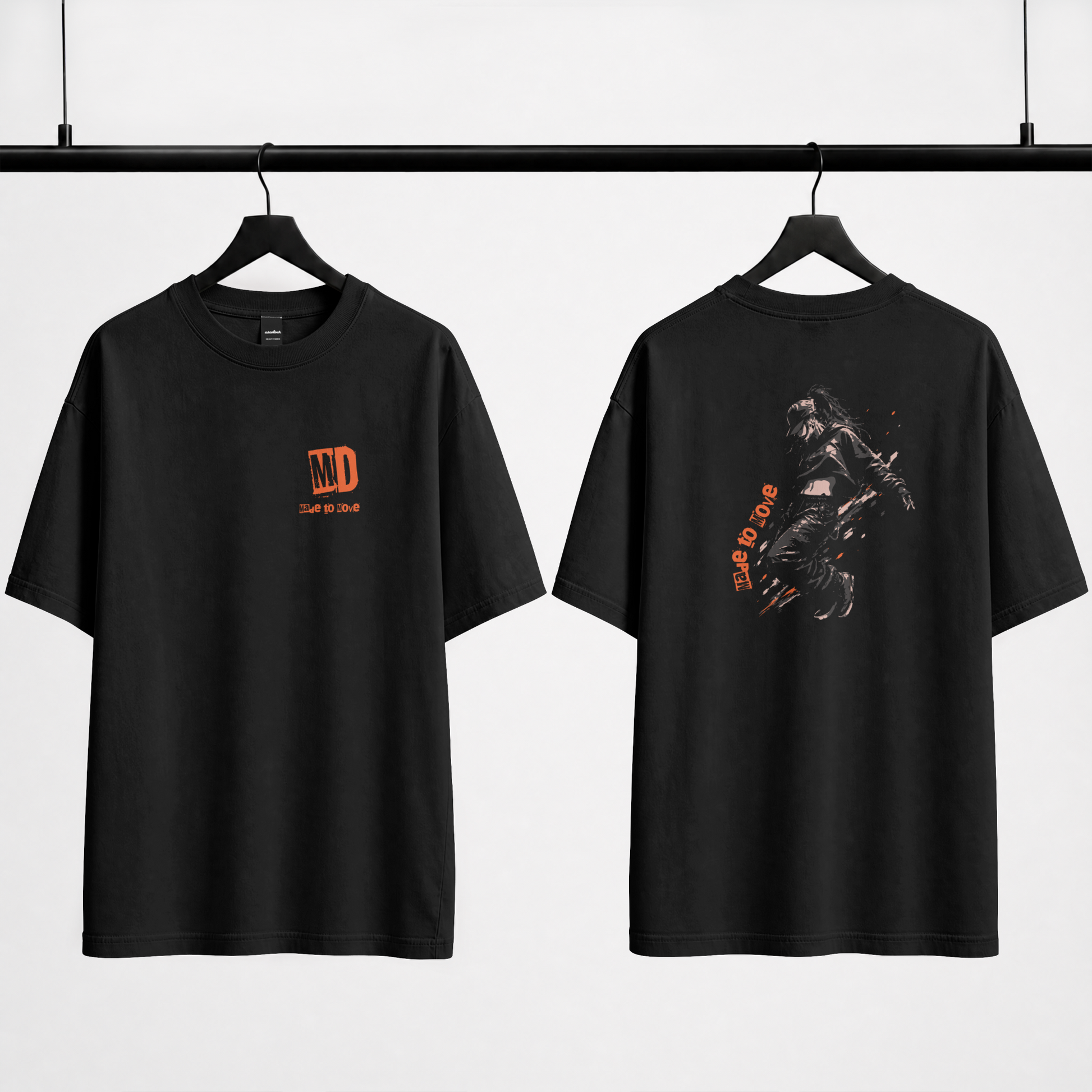 Oversized Anime T-Shirt Motion Dept Made to Move