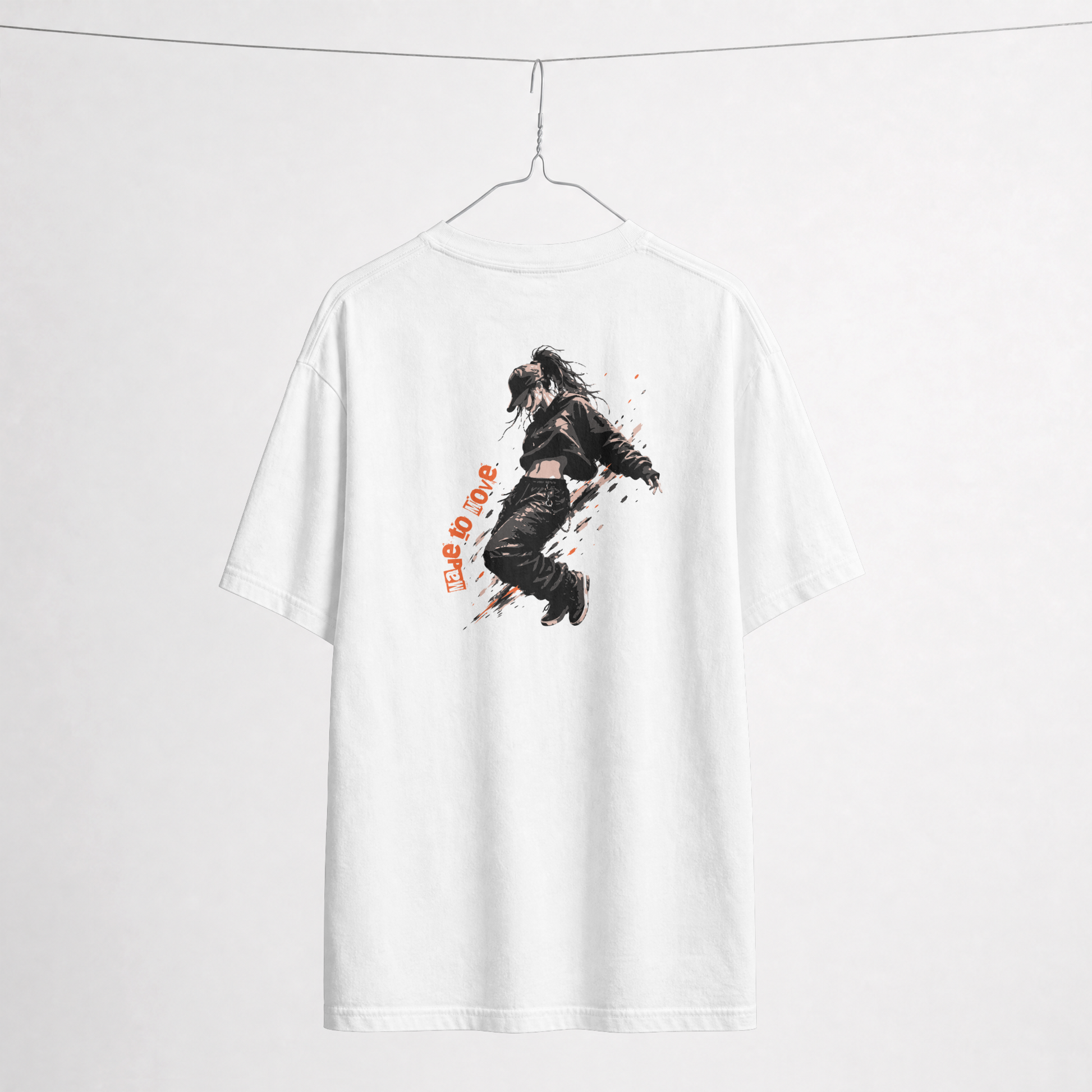 Oversized Anime T-Shirt Motion Dept Made to Move
